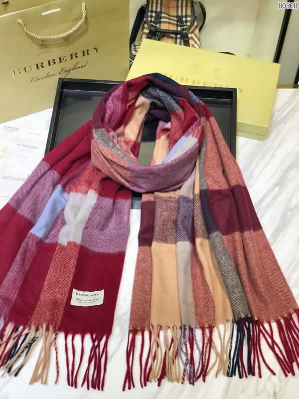 Women Scarves Autumn Winter New Female Wool Scarf Fake Burberry Scarves 24